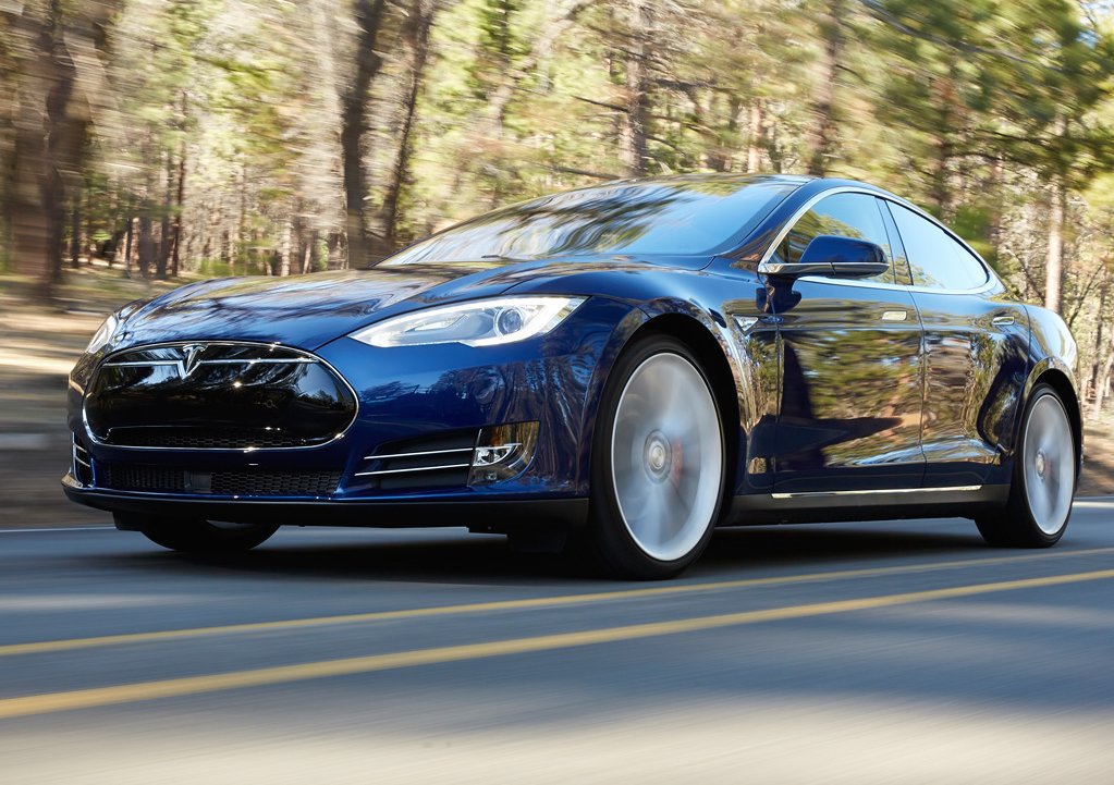 Tesla Model S Blue